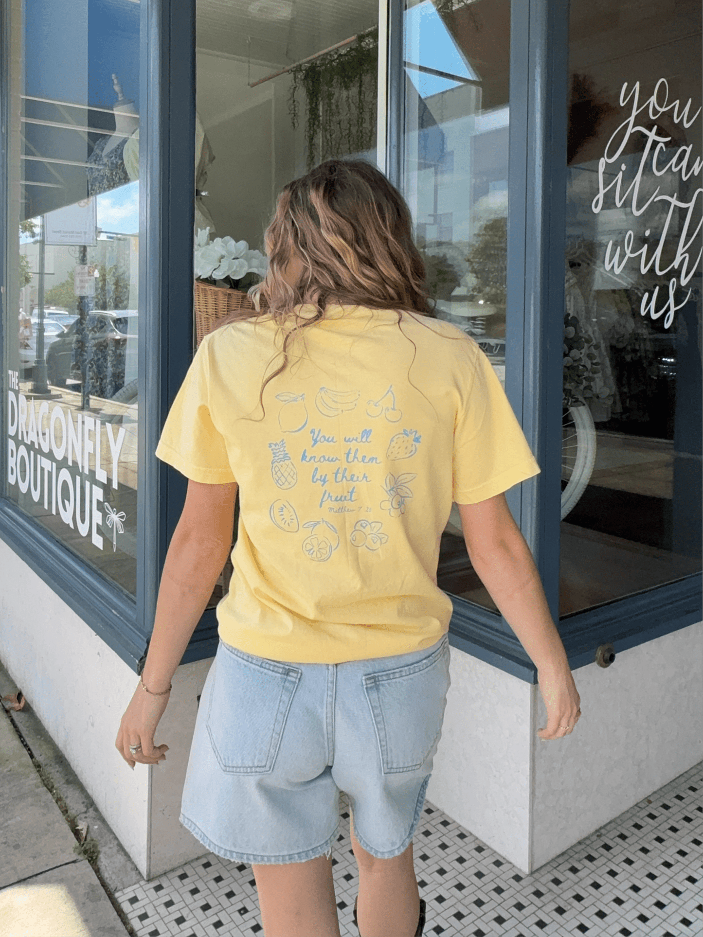 By Their Fruits Tee - The Dragonfly Boutique