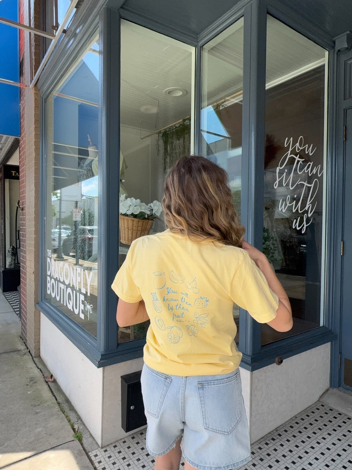 By Their Fruits Tee - The Dragonfly Boutique
