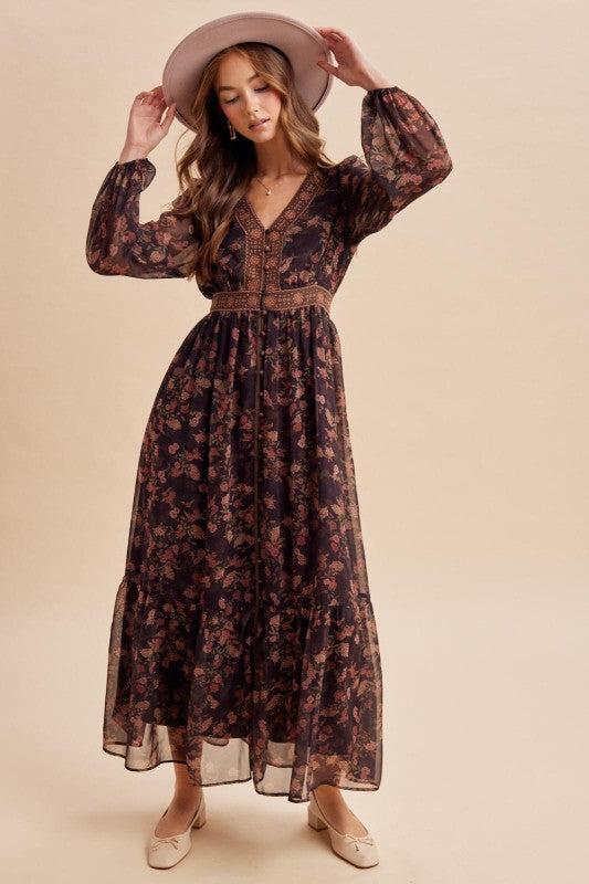 Autumn Nights Maxi Dress