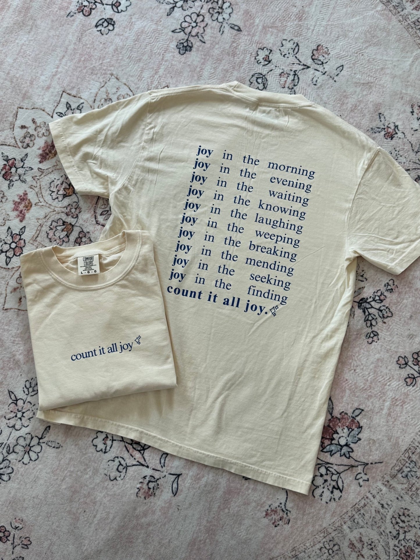 Count It All Joy Tee - The Dragonfly Boutique