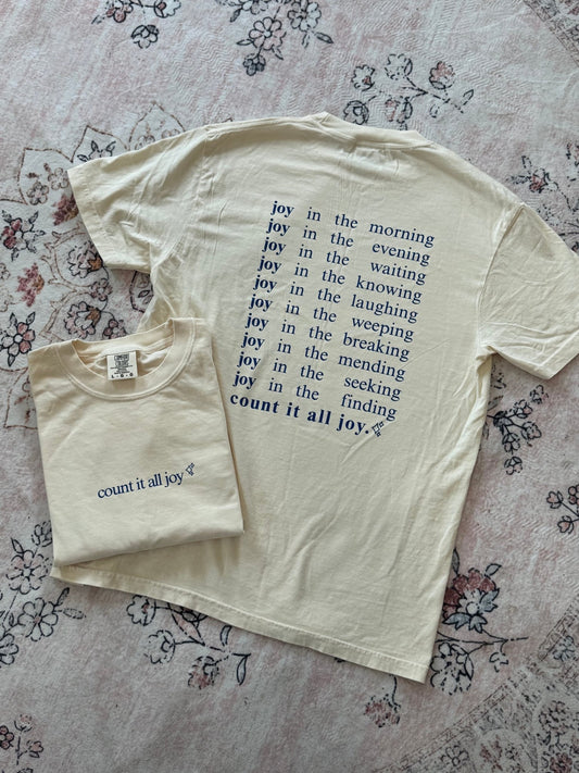 Count It All Joy Tee - The Dragonfly Boutique
