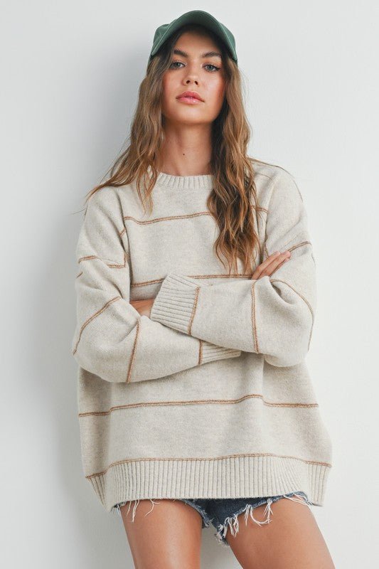 Crème Brûlée Sweater - The Dragonfly Boutique