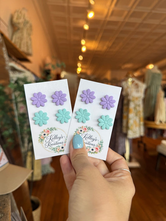 Daisies Stud Sets - 3 Styles - The Dragonfly Boutique
