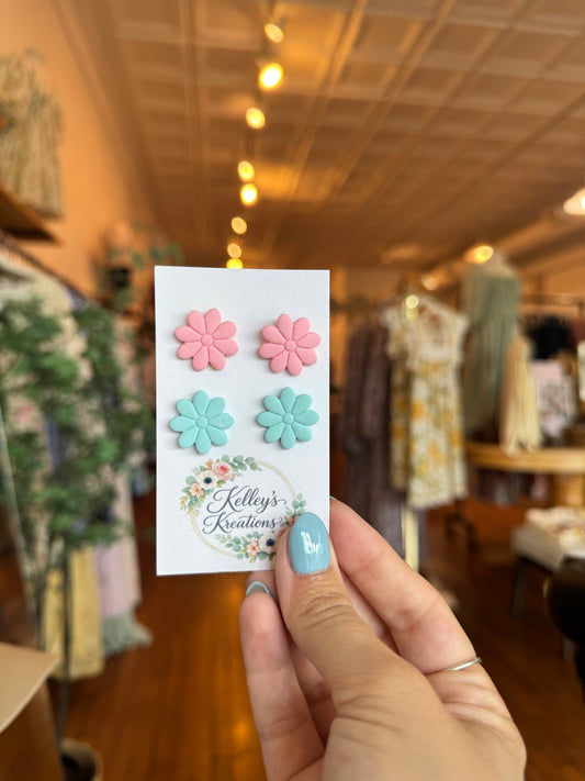 Daisies Stud Sets - 3 Styles - The Dragonfly Boutique