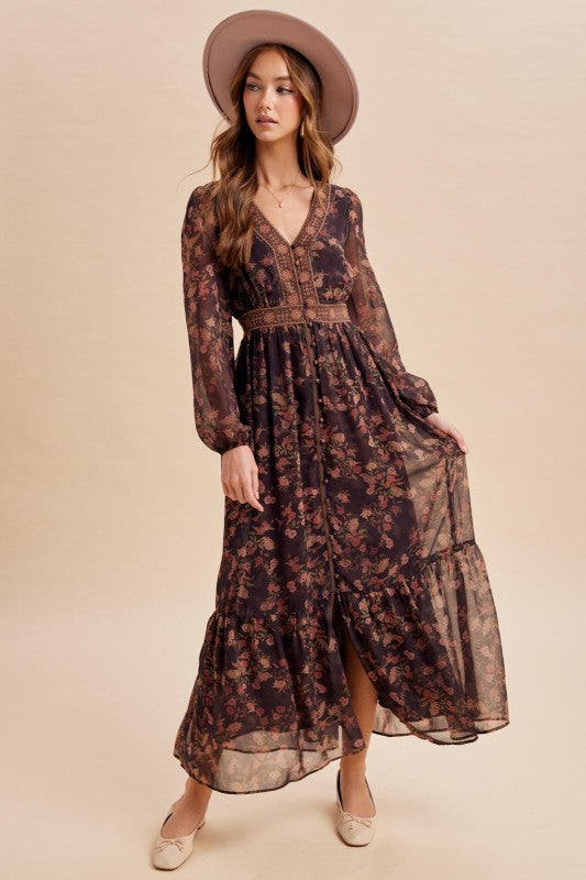Autumn Nights Maxi Dress