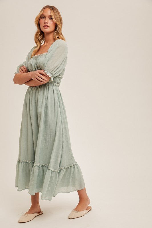 Enjoy the View Midi Dress - The Dragonfly Boutique