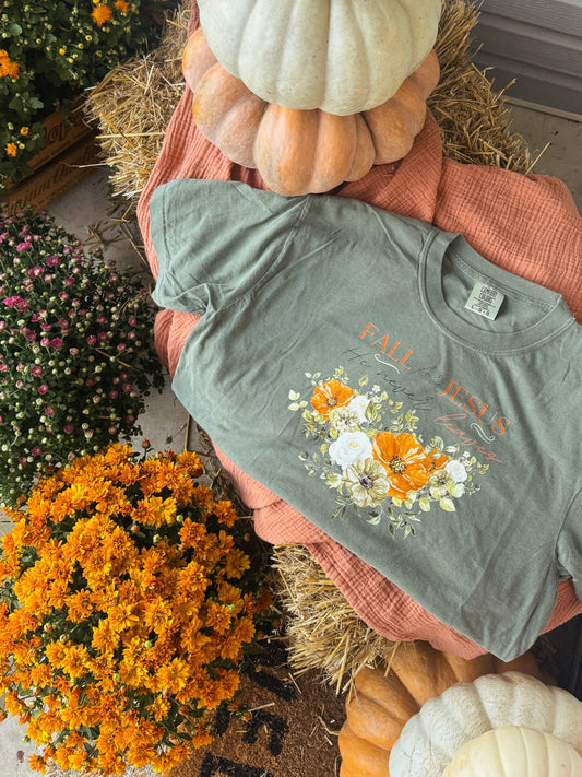 Fall for Jesus Tee - The Dragonfly Boutique
