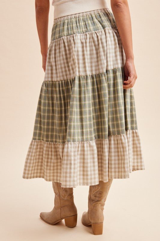 Falling For You Midi Skirt - The Dragonfly Boutique