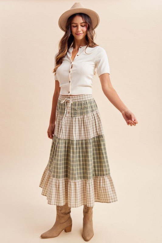 Falling For You Midi Skirt - The Dragonfly Boutique