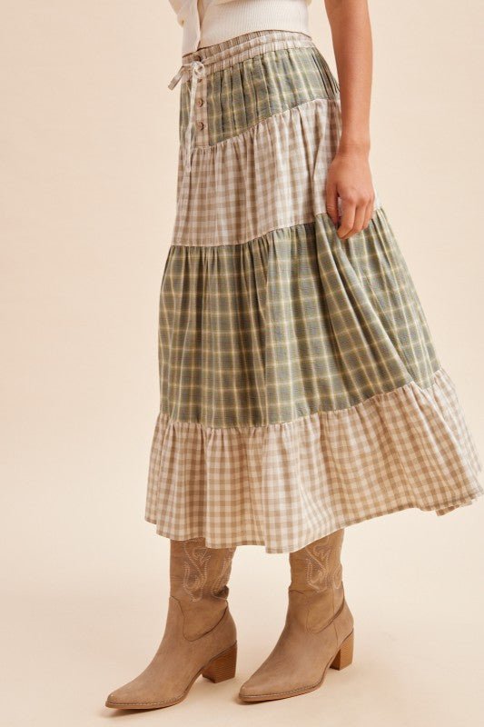 Falling For You Midi Skirt - The Dragonfly Boutique