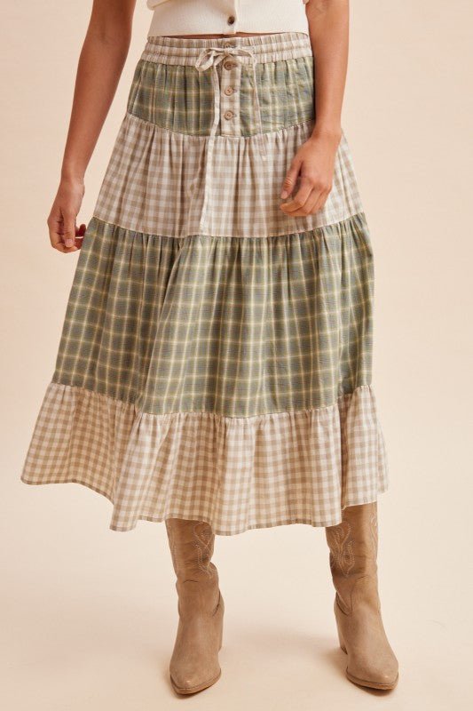 Falling For You Midi Skirt - The Dragonfly Boutique
