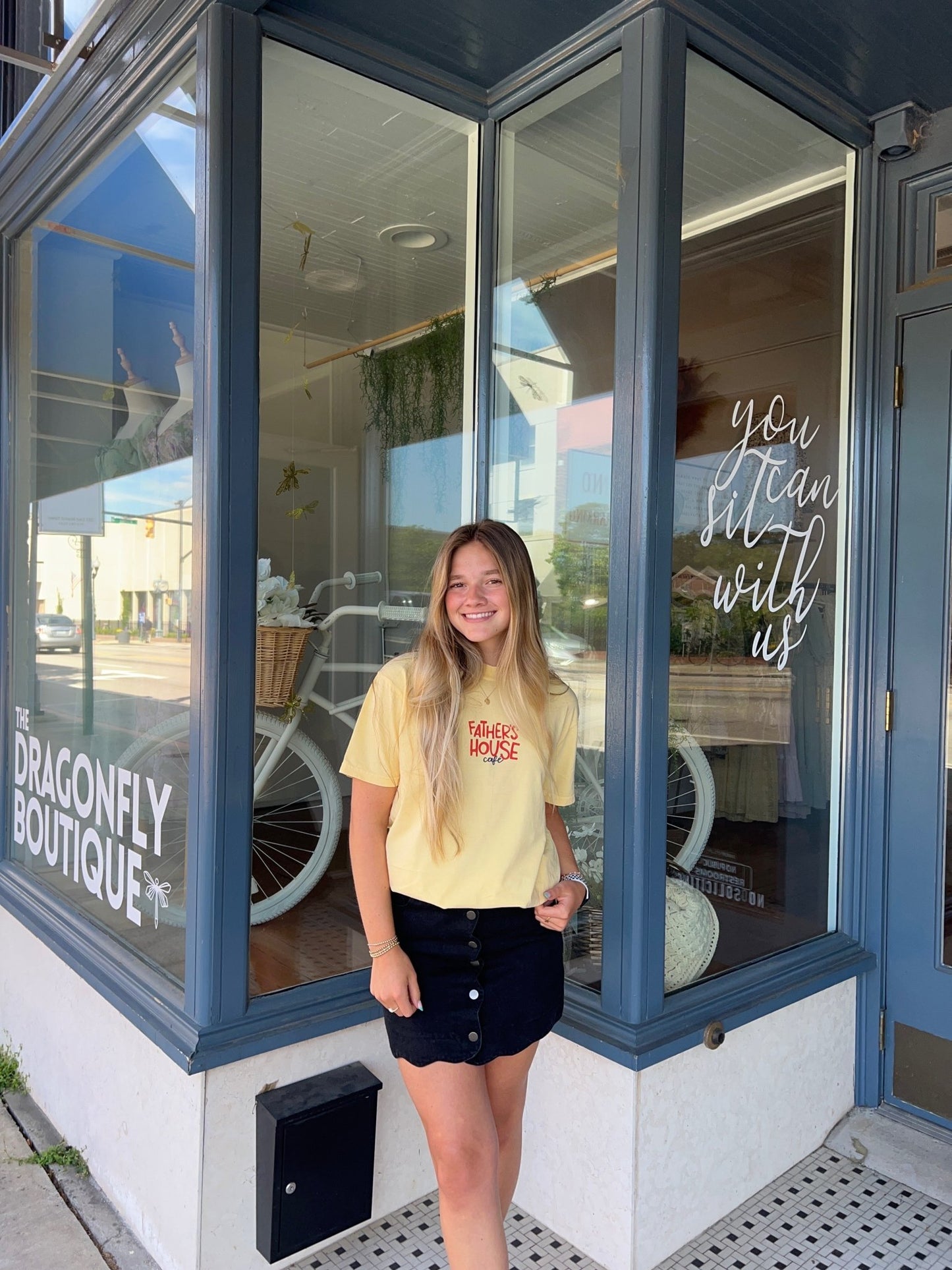 Father's House Cafe Tee - The Dragonfly Boutique