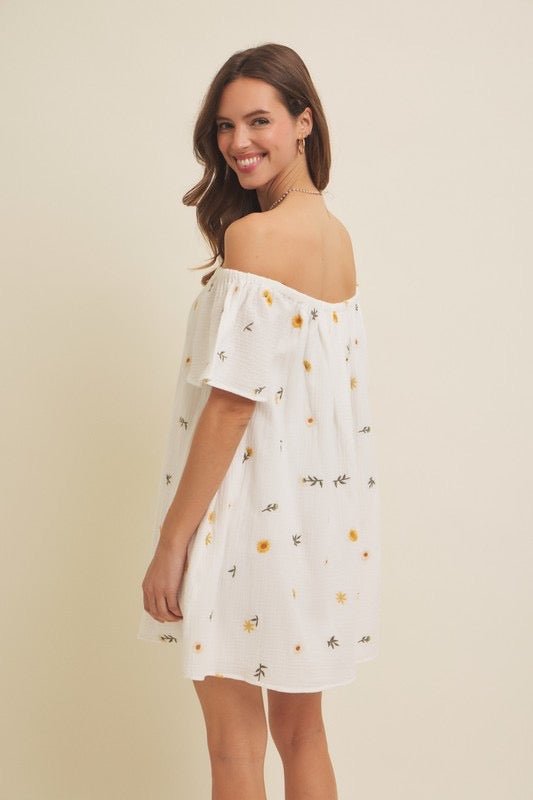 Flower Field Dress - The Dragonfly Boutique