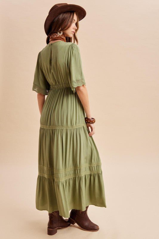 Free Fallin' Maxi Dress - The Dragonfly Boutique