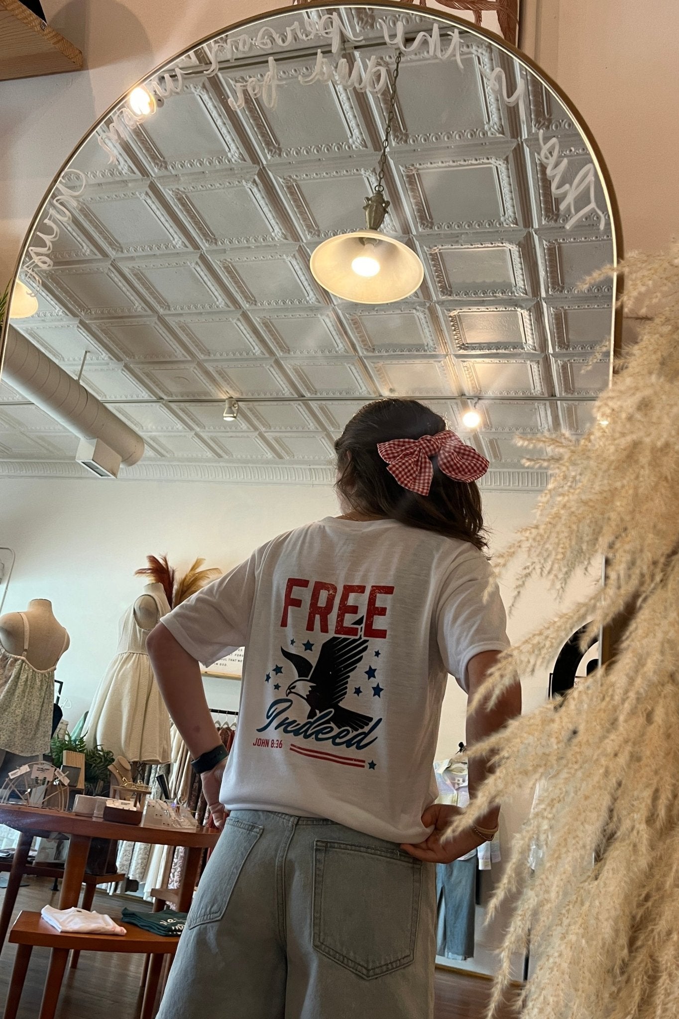 Free Indeed Tee - The Dragonfly Boutique