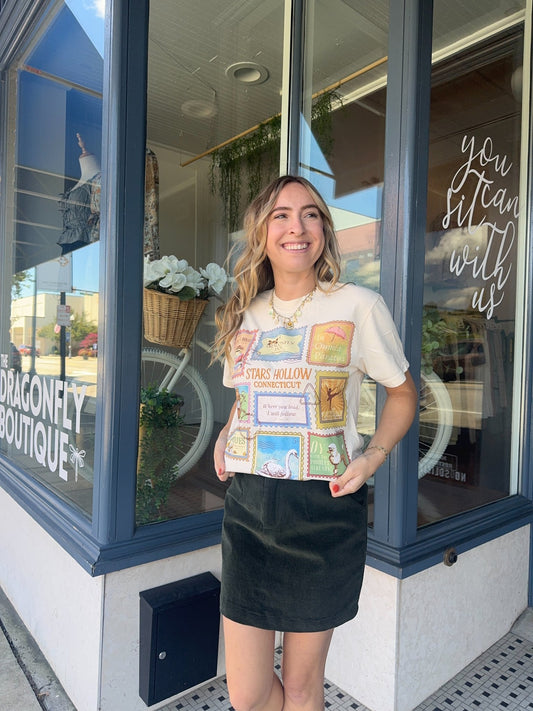 Gilmore Girls Stamp Tee - The Dragonfly Boutique
