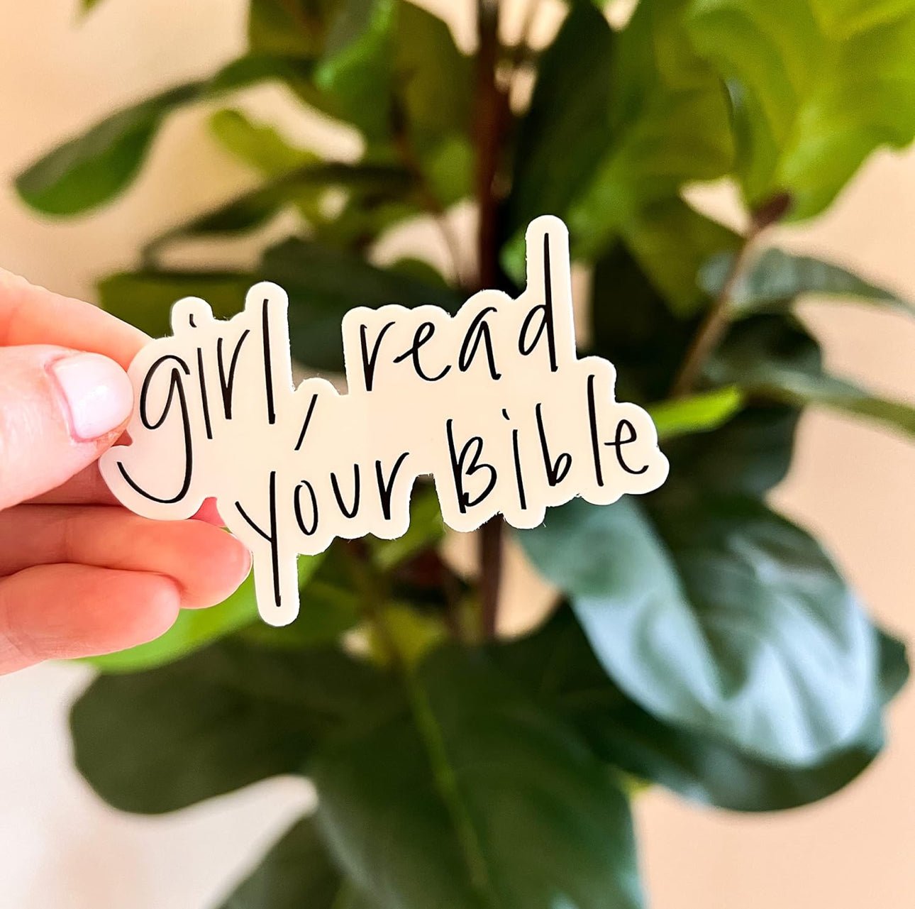 Girl, Read Your Bible Sticker - The Dragonfly Boutique