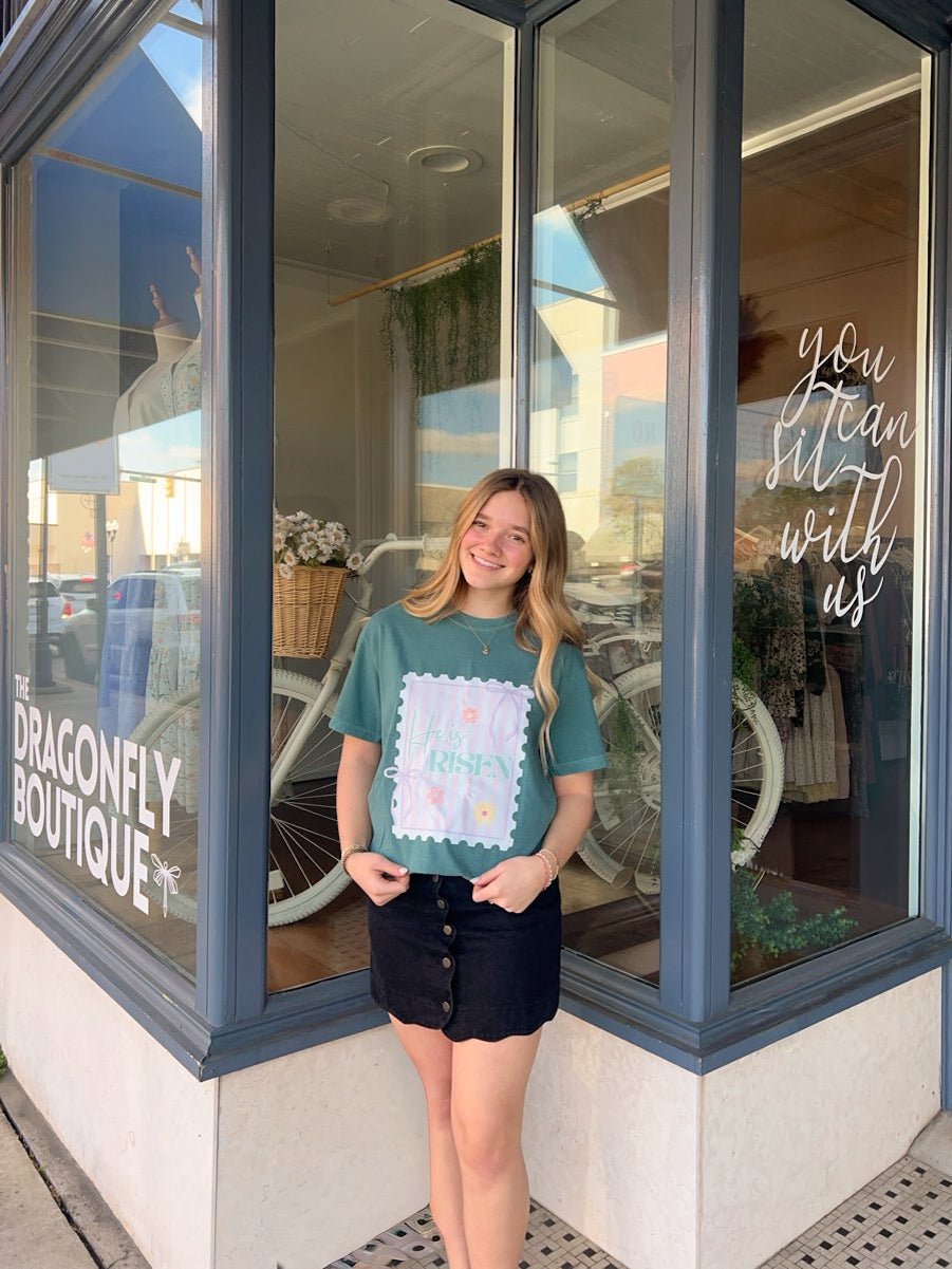 He Is Risen Tee - The Dragonfly Boutique
