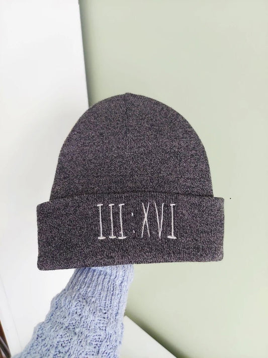 John 3:16 Beanie - The Dragonfly Boutique