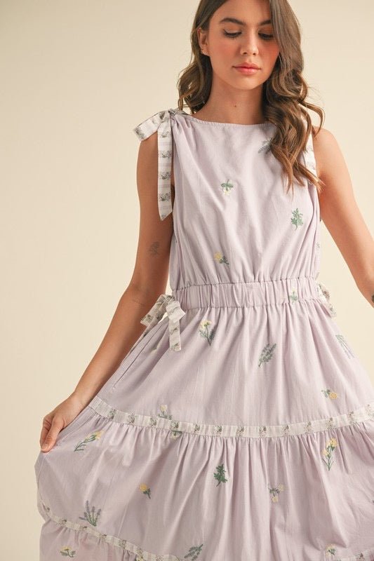 Lavender Fields Dress - The Dragonfly Boutique