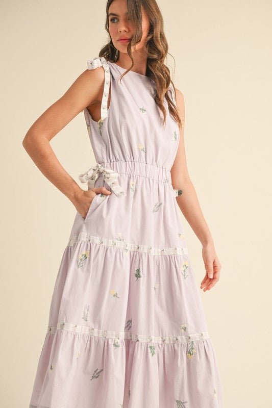 Lavender Fields Dress - The Dragonfly Boutique