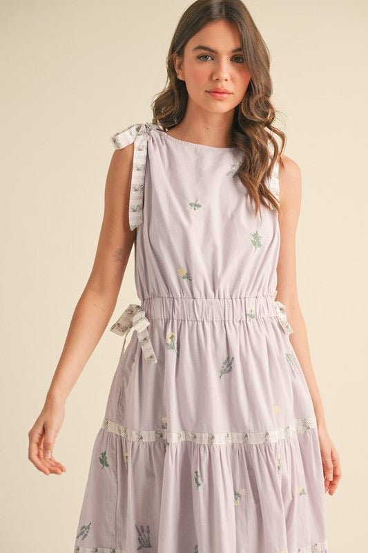 Lavender Fields Dress - The Dragonfly Boutique