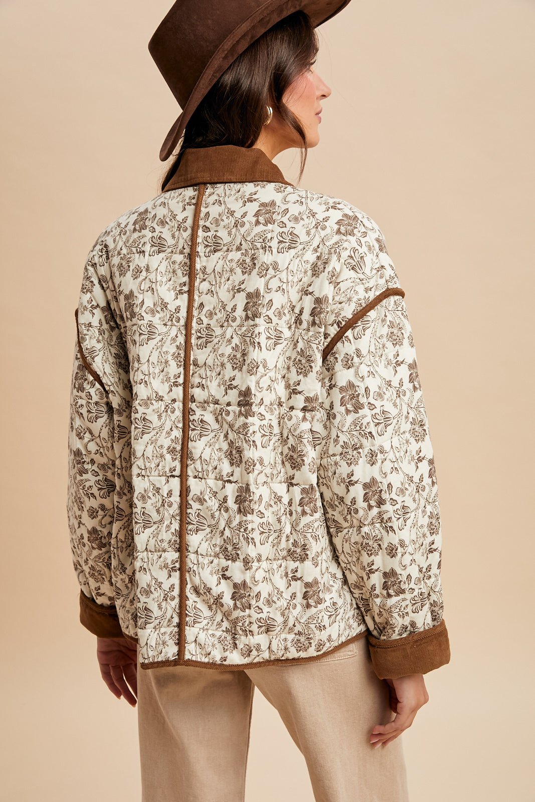 Leaves Changing Quilted Jacket - The Dragonfly Boutique