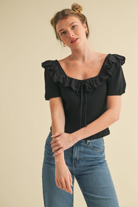 Meet You at Dusk Top - The Dragonfly Boutique