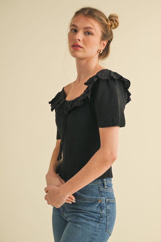 Meet You at Dusk Top - The Dragonfly Boutique