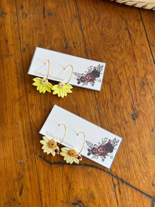 Mini Half Daisy Earring - The Dragonfly Boutique