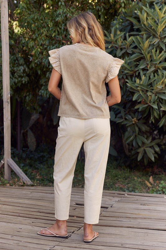 Oceanside Linen Pants - The Dragonfly Boutique