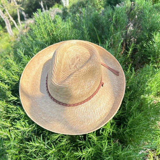 Palm Leaf Western Hat - The Dragonfly Boutique