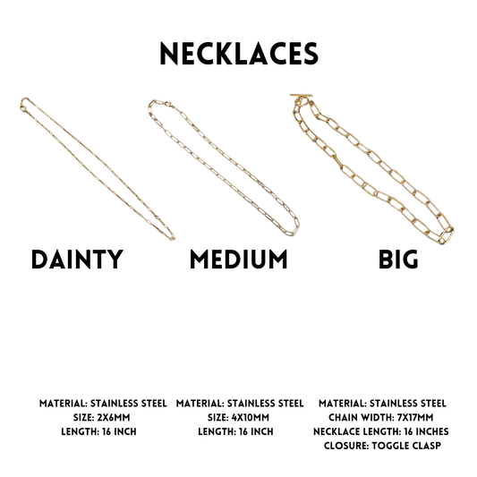 Paperclip Necklace - The Dragonfly Boutique