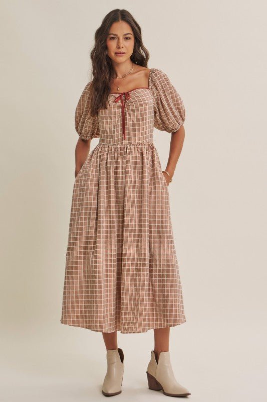Picked for You Midi Dress - The Dragonfly Boutique