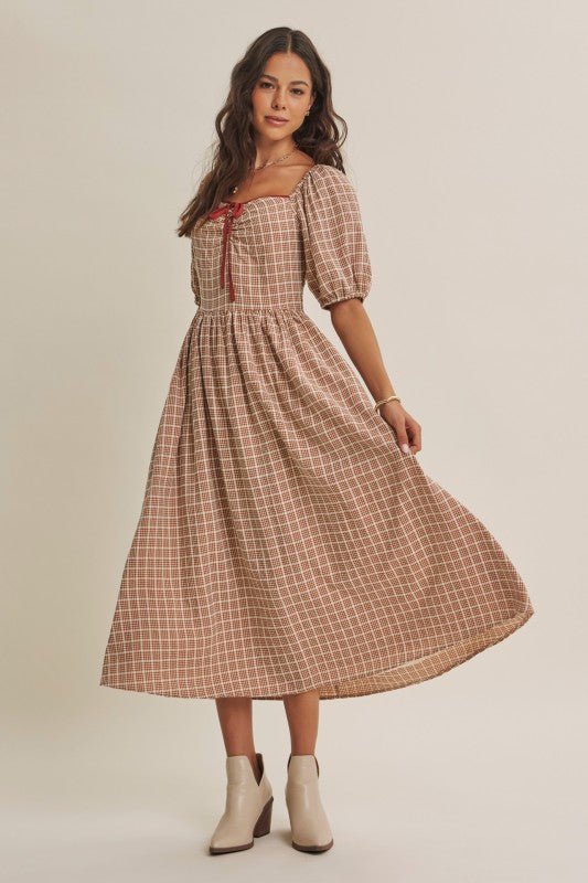 Picked for You Midi Dress - The Dragonfly Boutique