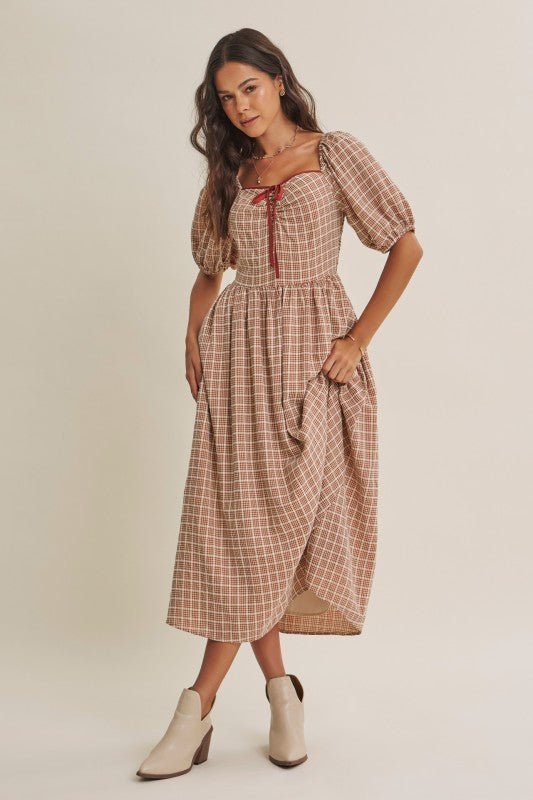 Picked for You Midi Dress - The Dragonfly Boutique