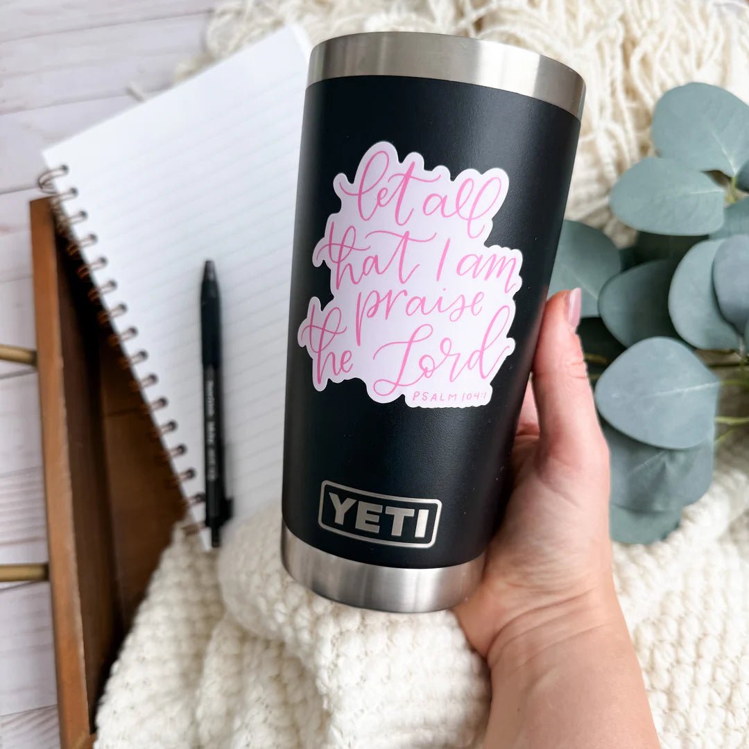 Psalm 104:1 Sticker - The Dragonfly Boutique