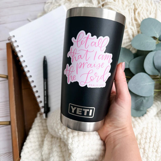 Psalm 104:1 Sticker - The Dragonfly Boutique