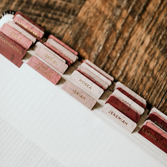 Rose Floral Bible Tabs - The Dragonfly Boutique