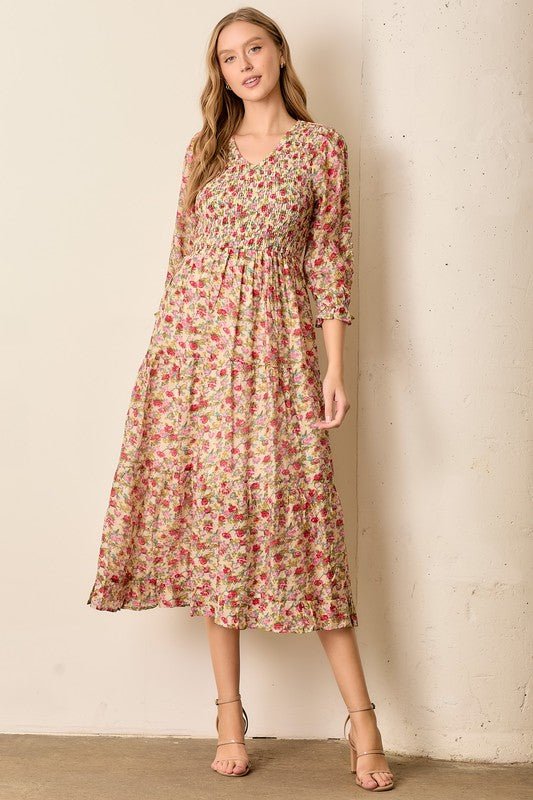 Seasons Bloom Dress - The Dragonfly Boutique