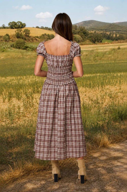 Secret Meadow Midi Dress - The Dragonfly Boutique