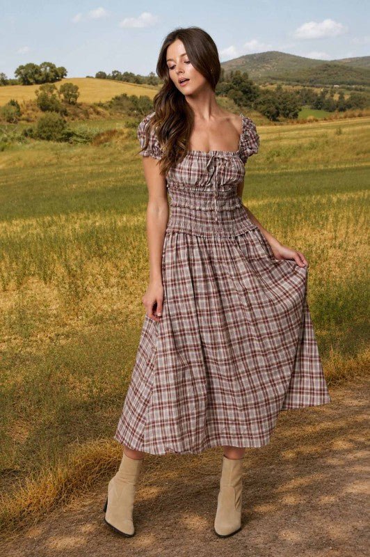 Secret Meadow Midi Dress - The Dragonfly Boutique
