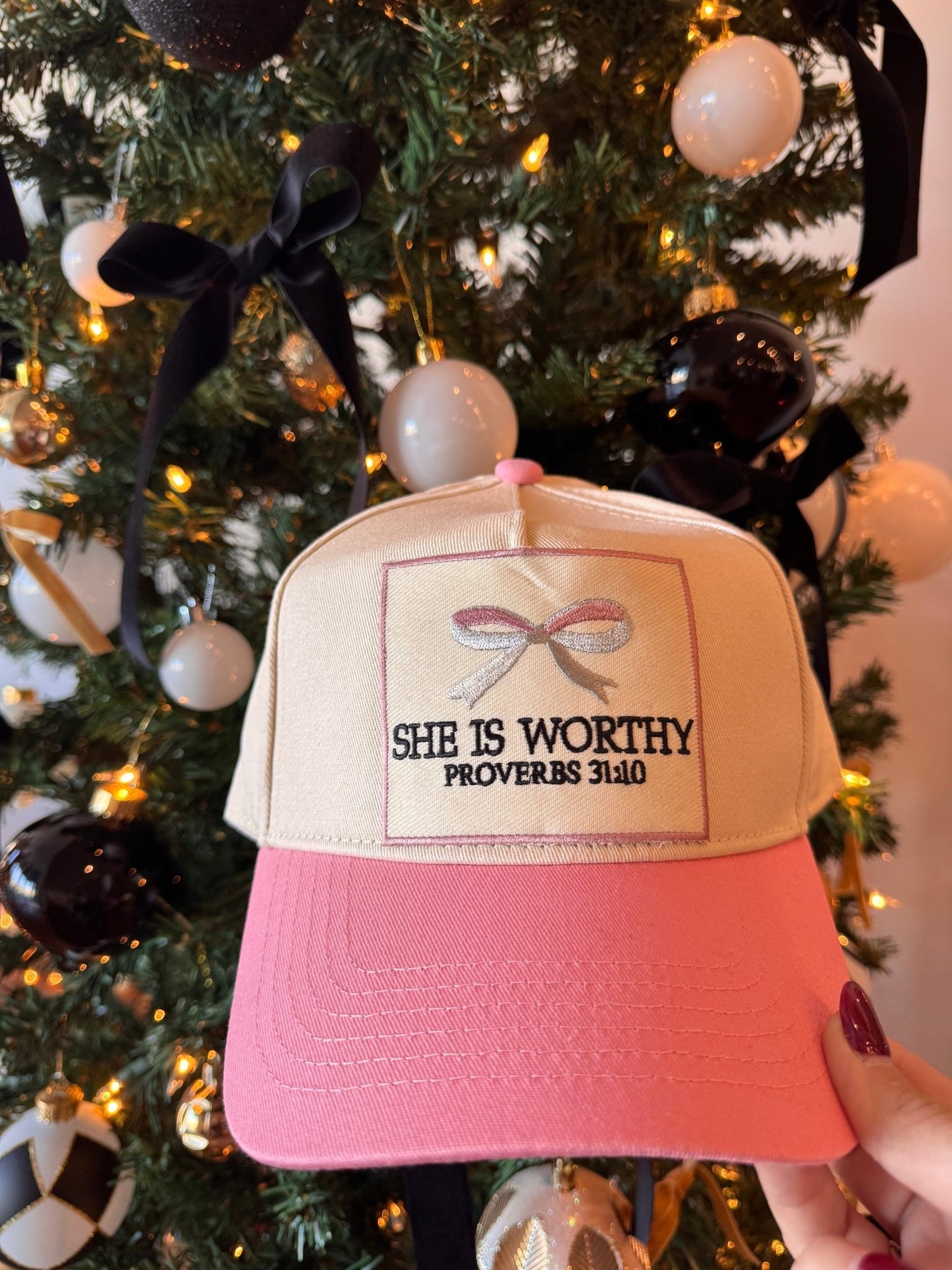 She Is Worthy Hat - The Dragonfly Boutique