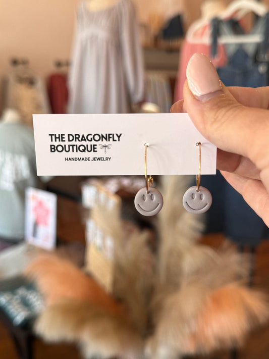 Smile Today Earring - 5 COLORS - The Dragonfly Boutique