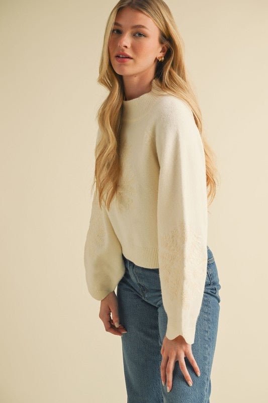 Snow Days Sweater - The Dragonfly Boutique