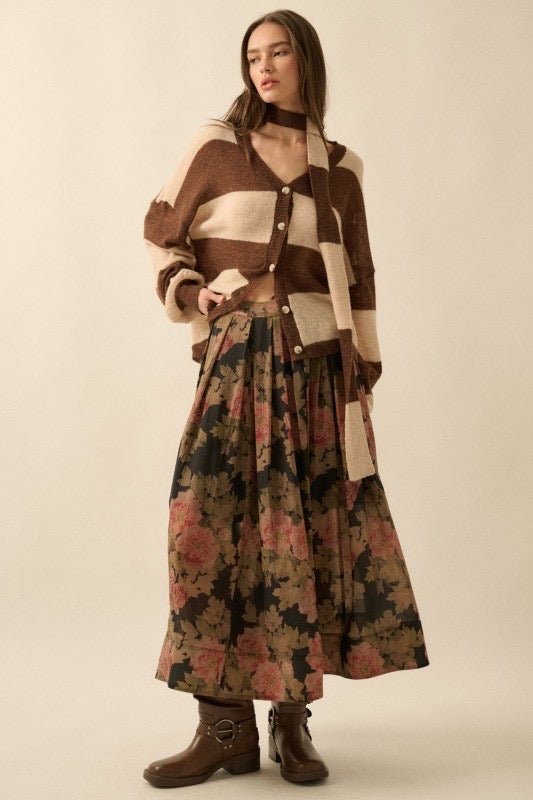 The Amelia Midi Skirt - The Dragonfly Boutique