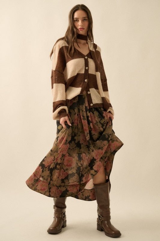 The Amelia Midi Skirt - The Dragonfly Boutique