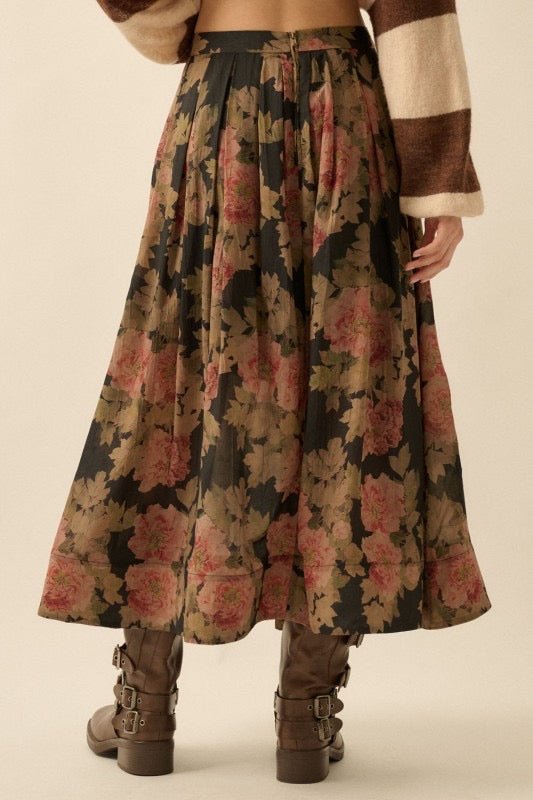 The Amelia Midi Skirt - The Dragonfly Boutique