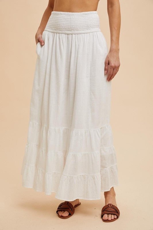 The Beckett Maxi Skirt - The Dragonfly Boutique