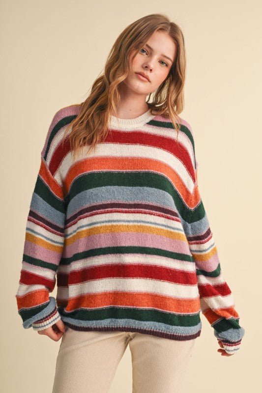 The Best Striped Sweater - The Dragonfly Boutique